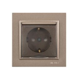ΠΡΙΖΑ ΣΟΥΚΟ ΚΑΠΑΚΙ 16A ΜΕ ΚΑΠΑΚΙ LIGHT FUME EUROLAMP – 152-10535
