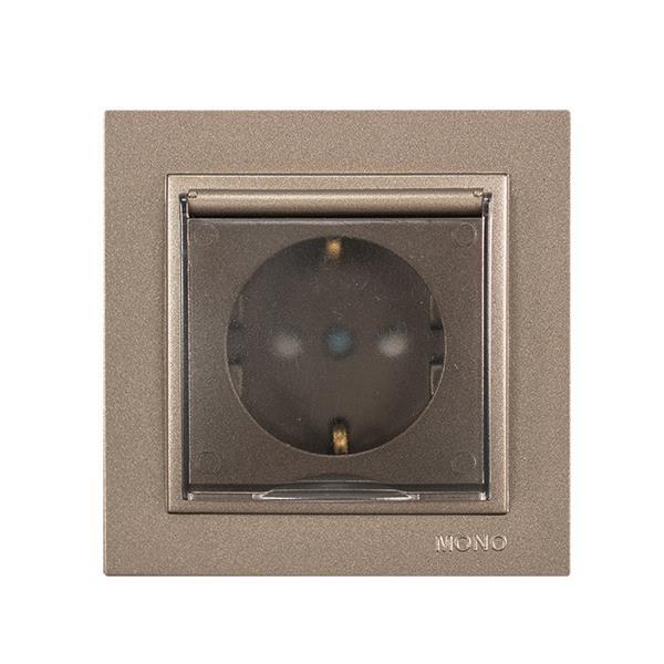 ΠΡΙΖΑ ΣΟΥΚΟ ΚΑΠΑΚΙ 16A ΜΕ ΚΑΠΑΚΙ LIGHT FUME EUROLAMP – 152-10535