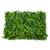 GloboStar® 78406 Artificial – Συνθετικό Τεχνητό Διακοσμητικό Πάνελ Φυλλωσιάς – Κάθετος Κήπος Τριφύλλι – Νάνος Δάφνη – Περεσκία Πράσινο Μ60 x Υ40 x Π8cm