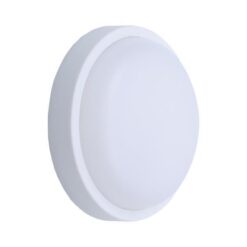 ΦΩΤΙΣΤΙΚΟ ΤΟΙΧΟΥ ΣΤΡΟΓΓΥΛΟ LED 18W Φ200×55 12/24V AC/DC 6500K IP54 ΛΕΥΚΟ PLUS EUROLAMP – 145-20041