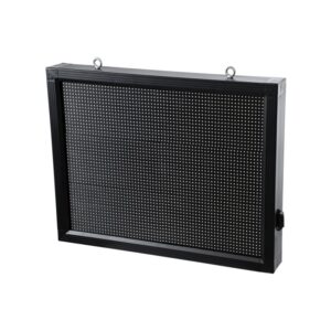 GloboStar® DISPLAY 90801 LED Scrolling Display 64x48cm – Κυλιόμενη Ψηφιακή Πινακίδα / Επιγραφή Μονής Όψης P10 LED SMD AC 220-240V – Λειτουργία μέσω Wi-Fi με Εφαρμογή APP – Αισθήτηρας Θερμοκρασίας και Υγρασίας – Αδιάβροχο IP65 – Μ72 x Π9 x Υ56cm – Πράσινο – 1 Χρόνο Εγγύηση