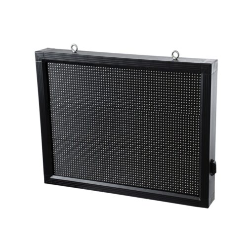 GloboStar® DISPLAY 90801 LED Scrolling Display 64x48cm – Κυλιόμενη Ψηφιακή Πινακίδα / Επιγραφή Μονής Όψης P10 LED SMD AC 220-240V – Λειτουργία μέσω Wi-Fi με Εφαρμογή APP – Αισθήτηρας Θερμοκρασίας και Υγρασίας – Αδιάβροχο IP65 – Μ72 x Π9 x Υ56cm – Πράσινο – 1 Χρόνο Εγγύηση