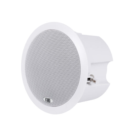 GloboStar® FDB C600T 98012 Facilities Speaker – Παθητικό Ηχείο Εγκαταστάσεων Χωνευτό Οροφής με Μετασχηματιστή 100V & 8Ω – 40W RMS (80W Peak) – 1 x 6″ Inches LF & 1 x 1″ Inches HF –  IP20 – Λευκό – Φ24 x Υ15.3cm