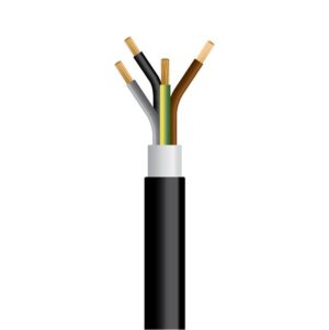 ΚΑΛΩΔΙΟ NYY J1VV-U 4X1.5mm² ΜΑΥΡΟ (100m/roll) EUROLAMP – 150-13725