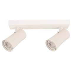ΣΠΟΤ ΟΡΟΦΗΣ ΔΙΠΛΟ GU10 S1901 ΛΕΥΚΟ EUROLAMP 144-60007