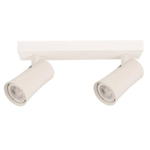 ΣΠΟΤ ΟΡΟΦΗΣ ΔΙΠΛΟ GU10 S1901 ΛΕΥΚΟ EUROLAMP 144-60007