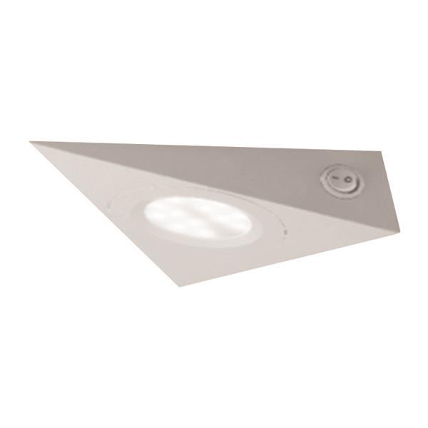 ΦΩΤΙΣΤΙΚΟ ΕΞΩΤΕΡΙΚΟ LED SLIM 124Χ40 2W 3000K ΛΕΥΚΟ PLUS EUROLAMP 145-68672