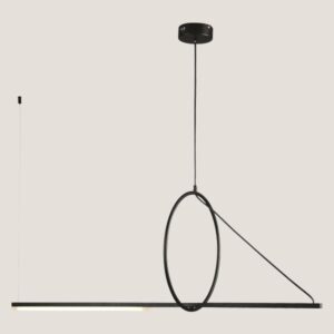 ΦΩΤΙΣΤΙΚΟ ΚΡΕΜΑΣΤΟ LED 15W  ΜΑΥΡΟ EUROLAMP 144-16019