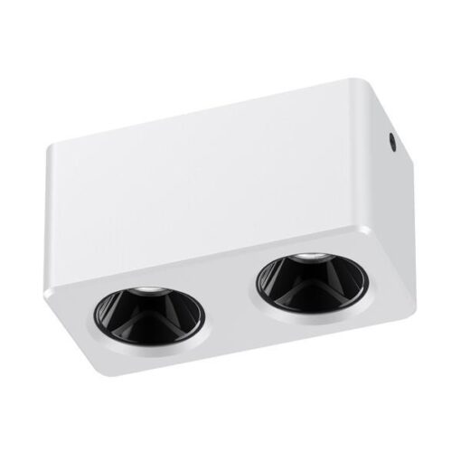 ΣΠΟΤ ΕΞΩΤΕΡΙΚΑ 2*7W ΑΛΟΥΜΙΝΙΟΥ ΛΕΥΚΟ 3CCT  75*150*79 EUROLAMP – 147-52659