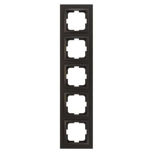 ΠΛΑΙΣΙΟ 5 ΘΕΣΕΩΝ ΜΑΥΡΟ EUROLAMP – 152-10384