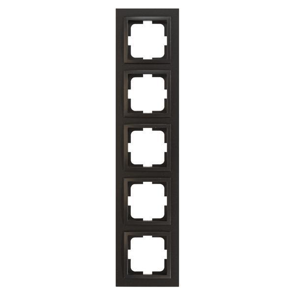 ΠΛΑΙΣΙΟ 5 ΘΕΣΕΩΝ ΜΑΥΡΟ EUROLAMP – 152-10384