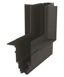 ΓΩΝΙΑ ΧΩΝΕΥΤΗ ΓΙΑ ΜΑΓΝΗΤΙΚΗ ΡΑΓΑ 90 STL-RLC02 ΜΑΥΡΗ EUROLAMP – 145-59911