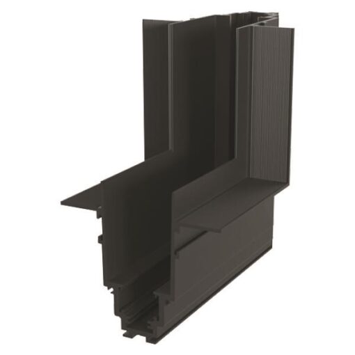 ΓΩΝΙΑ ΧΩΝΕΥΤΗ ΓΙΑ ΜΑΓΝΗΤΙΚΗ ΡΑΓΑ 90 STL-RLC02 ΜΑΥΡΗ EUROLAMP – 145-59911