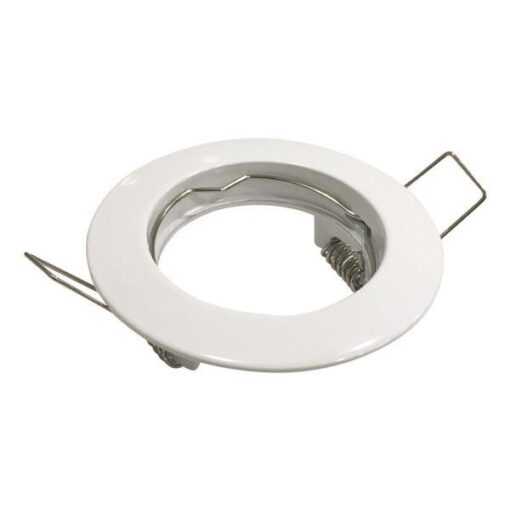 ΣΠΟΤ ΧΩΝΕΥΤΟ ΣΤΑΘΕΡΟ ΑΛΟΥΜΙΝΙΟΥ GU10 ΛΕΥΚΟ EUROLAMP 147-52510