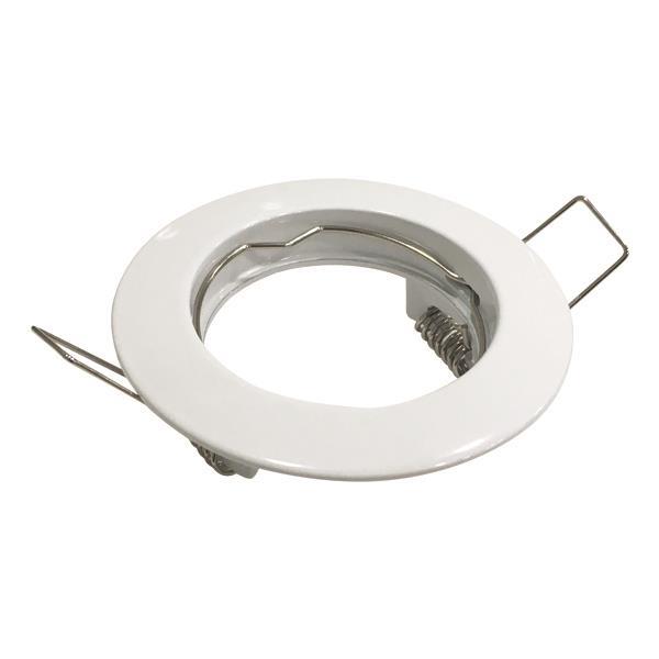 ΣΠΟΤ ΧΩΝΕΥΤΟ ΣΤΑΘΕΡΟ ΑΛΟΥΜΙΝΙΟΥ GU10 ΛΕΥΚΟ EUROLAMP 147-52510