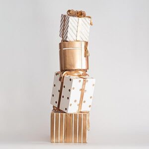 ΠΥΡΓΟΣ ΔΩΡΩΝ, ΛΕΥΚΟ-ΣΑΜΠΑΝΙ, 71cm EUROLAMP – 600-45445