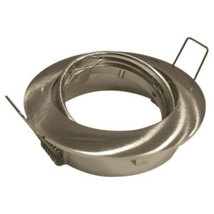 ΣΠΟΤ ΧΩΝΕΥΤΟ ΚΙΝΗΤΟ ΑΛΟΥΜΙΝΙΟΥ GU10 ΝΙΚΕΛ ΣΑΤΙΝΕ EUROLAMP 147-55624