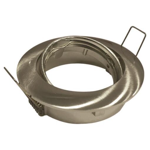 ΣΠΟΤ ΧΩΝΕΥΤΟ ΚΙΝΗΤΟ ΑΛΟΥΜΙΝΙΟΥ GU10 ΝΙΚΕΛ ΣΑΤΙΝΕ EUROLAMP 147-55624