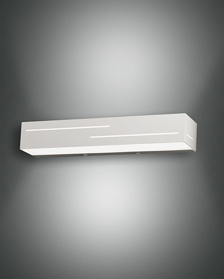 Φωτιστικό Τοίχου  Fabas Luce Banny LED 18W  Λευκό   1700lm Θερμό 3000K – 3618-21-102
