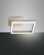 Φωτιστικό Οροφής  Fabas Luce Bard LED 22W  Χρυσό Ματ Dimmable  2160lm Θερμό 3000K – 3394-21-225