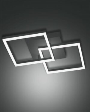 Φωτιστικό Οροφής  Fabas Luce Bard LED 39W  Ανθρακί Dimmable  3880lm Θερμό 3000K – 3394-22-282