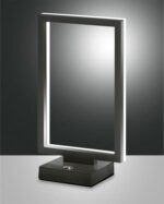 Επιτραπέζιο Φωτιστικό   Fabas Luce Bard LED 15W  Ανθρακί Με Dimmer  1720lm Θερμό 3000K – 3394-30-282