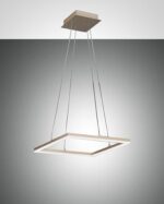 Κρεμαστό Φωτιστικό   Fabas Luce Bard LED 39W  Χρυσό Ματ Dimmable  3880lm Θερμό 3000K – 3394-40-225