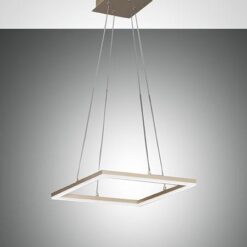 Κρεμαστό Φωτιστικό   Fabas Luce Bard LED 39W  Χρυσό Ματ Dimmable  3880lm Θερμό 3000K – 3394-40-225