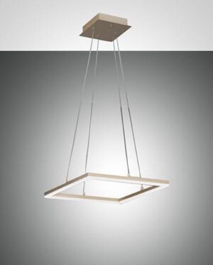 Κρεμαστό Φωτιστικό   Fabas Luce Bard LED 39W  Χρυσό Ματ Dimmable  3880lm Θερμό 3000K – 3394-40-225