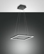 Κρεμαστό Φωτιστικό   Fabas Luce Bard LED 39W  Ανθρακί Dimmable  3880lm Θερμό 3000K – 3394-40-282