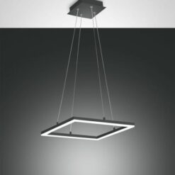 Κρεμαστό Φωτιστικό   Fabas Luce Bard LED 39W  Ανθρακί Dimmable  3880lm Θερμό 3000K – 3394-40-282