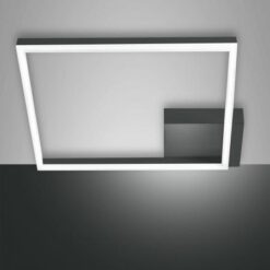 Φωτιστικό Οροφής  Fabas Luce Bard LED 39W  Ανθρακί Dimmable  3880lm Θερμό 3000K – 3394-61-282