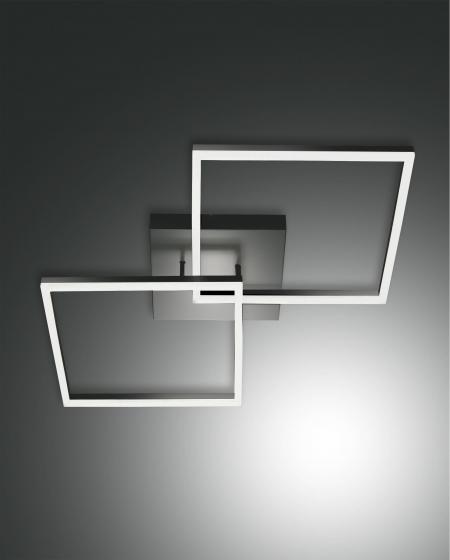Φωτιστικό Οροφής  Fabas Luce Bard LED 52W  Ανθρακί Dimmable  5180lm Θερμό 3000K – 3394-65-282