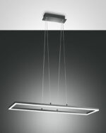 Κρεμαστό Φωτιστικό   Fabas Luce Bard LED 52W  Ανθρακί Dimmable  5400lm Φυσικό – 3394-43-282