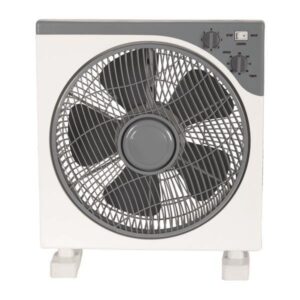 ΑΝΕΜΙΣΤΗΡΑΣ BOX FAN ΤΕΤΡΑΓΩΝΟΣ ΑΣΠΡΟ-ΓΚΡΙ Φ37 45W EUROLAMP – 300-21000