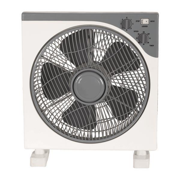 ΑΝΕΜΙΣΤΗΡΑΣ BOX FAN ΤΕΤΡΑΓΩΝΟΣ ΑΣΠΡΟ-ΓΚΡΙ Φ37 45W EUROLAMP – 300-21000