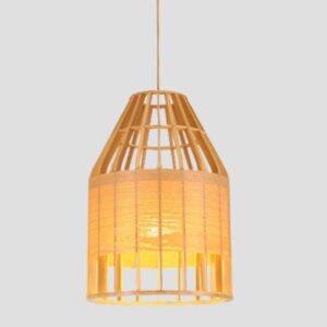 ΦΩΤΙΣΤΙΚΟ ΚΡΕΜΑΣΤΟ ΜΟΝΟΦΩΤΟ Ε27 Φ400×400 ΞΥΛΙΝΟ EUROLAMP 144-30006