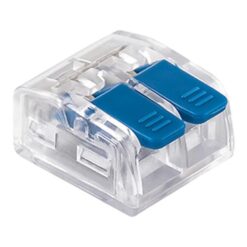 ΚΛΕΜΜΑ SL-412 2 ΘΕΣΕΩΝ ΜΕ ΥΠΟΔΟΧΗ 0,20-4mm 32Α 400V ΜΠΛΕ EUROLAMP – 147-11060