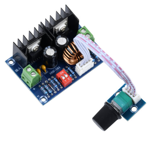 GloboStar® 73115 Ρυθμιστής Τάσης – Voltage Regulator DC Converter Module – Input DC4-40V / Output DC1.25-36V Max Load 8A με Καλώδιο Προέκτασης Ποτενσιόμετρου Μ6 x Π4.5 x Υ2.5cm