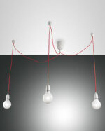 Κρεμαστό Φωτιστικό   Fabas Luce Blog 3X E27 Λευκό     – 3473-47-102