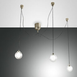 Κρεμαστό Φωτιστικό   Fabas Luce Blog LED  15W  Χρυσό Ματ Dimmable  1510lm Θερμό 3000K – 3472-47-225