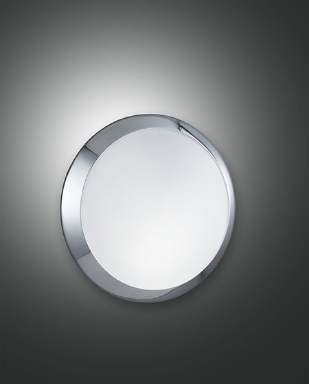 Φωτιστικό Οροφής  Fabas Luce Borea E27 Χρώμιο  IP44   – 2792-61-138