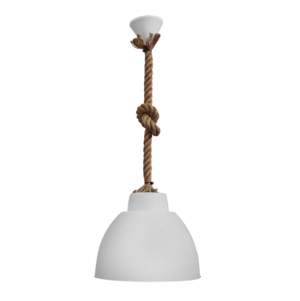 Κρεμαστό  φωτιστικό  Μπουκάλι/29  1/L Σχοινί UT-Λευκό Heronia – 31-0941