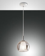 Κρεμαστό Φωτιστικό   Fabas Luce Bretagna E27 Φιμέ     – 3599-40-126