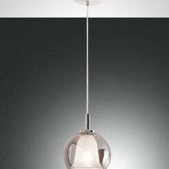 Κρεμαστό Φωτιστικό   Fabas Luce Bretagna E27 Φιμέ     – 3599-40-126