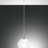Κρεμαστό Φωτιστικό   Fabas Luce Bretagna E27 Διάφανο     – 3599-40-241