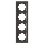 ΠΛΑΙΣΙΟ 4 ΘΕΣΕΩΝ ΜΑΥΡΟ EUROLAMP – 152-10383