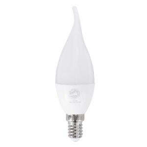 GloboStar® 60008 Λάμπα LED E14 C37T Κεράκι 6W 564lm 260° AC 220-240V IP20 Φ3.7 x Υ12.5cm Θερμό Λευκό 2700K – 3 Years Warranty