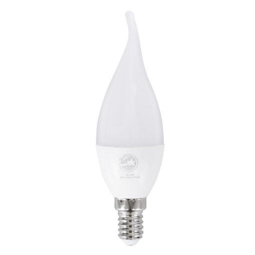 GloboStar® 60008 Λάμπα LED E14 C37T Κεράκι 6W 564lm 260° AC 220-240V IP20 Φ3.7 x Υ12.5cm Θερμό Λευκό 2700K – 3 Years Warranty