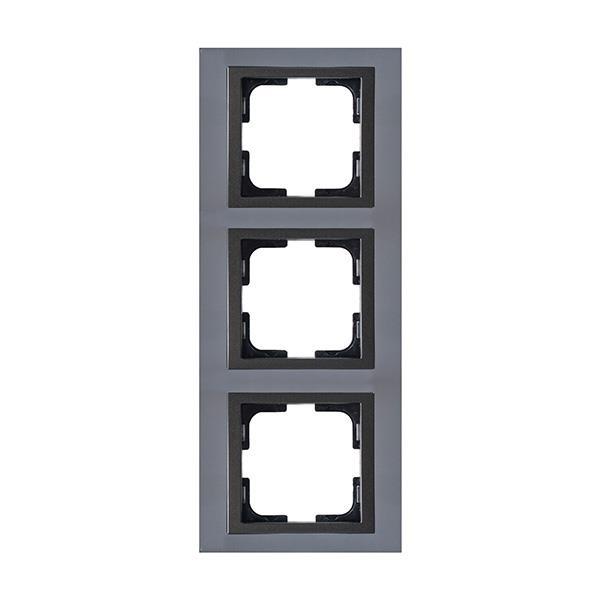 ΠΛΑΙΣΙΟ 3 ΘΕΣΕΩΝ ΝΙΚΕΛ ΜΑΤ EUROLAMP – 152-10812